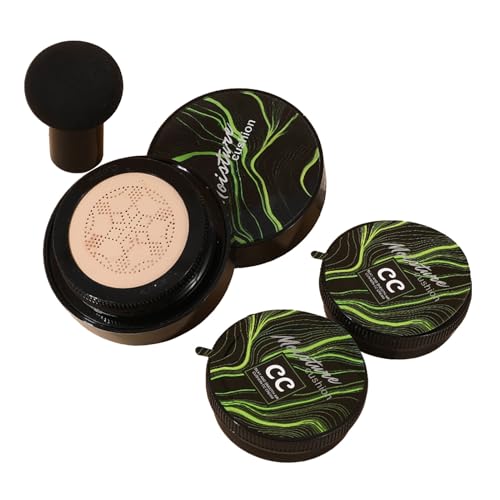 CC Cream, Maquillaje Hidratante Impermeable con Recargas, Corrector BB Cream de Cobertura Completa, Fácil de Aplicar, Herramienta Cosmética, Accesorio para el Cuidado de la Piel Seca, Sensible, Grasa,