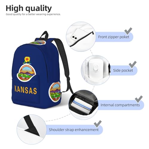 Mochila de viaje con apertura de enfermera y funda para laptop 5