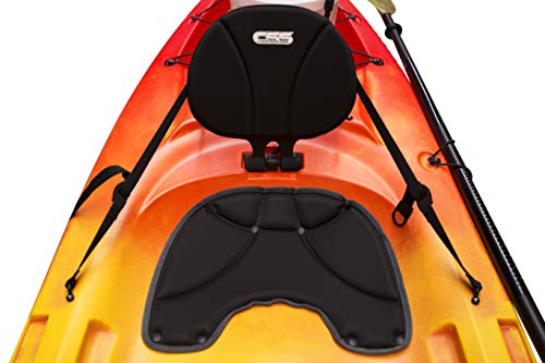 Perception Pescador 10 | Sit On Top Fishing Kayak With Front Storage Well | Large Rear Storage And Dual Rod Holders | 10' 6" | Dapper #TOP6