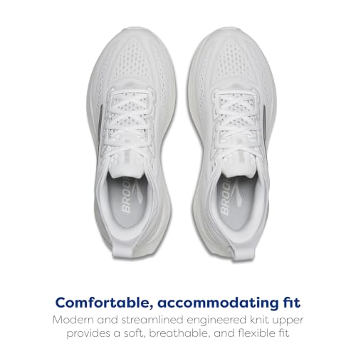 Brooks Women’s Glycerin 23 Neutral Running Shoe - White/Oyster/Silver - 10 Medium - image 4