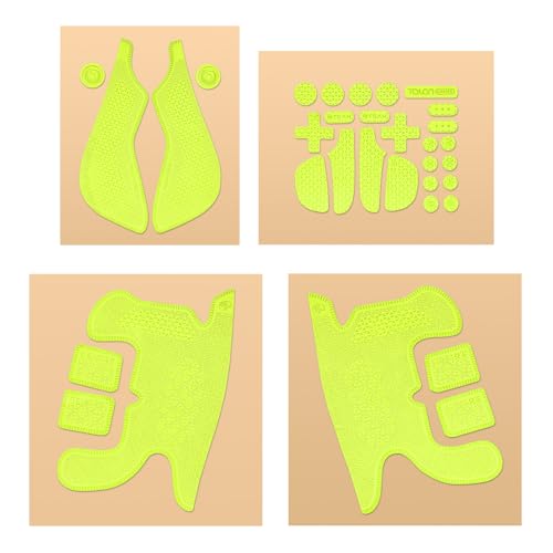 Image of TALONGAMES Controller Grips Compatible with Steam Deck OLED /Steam Deck Controllers, Anti-Slip, Sweat-Absorbent, Textured Skin kit, for Handle Grips, Buttons, Triggers, D-pad (Ultra - Neon)