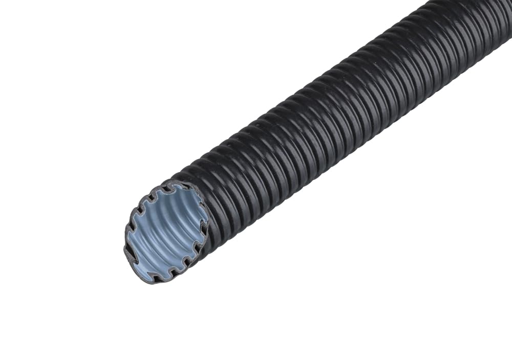Fränkische Rohrwerke 25410025 FFKuS-ES-F-UV25sw Wellrohr Schwarz 18.4mm 1St.