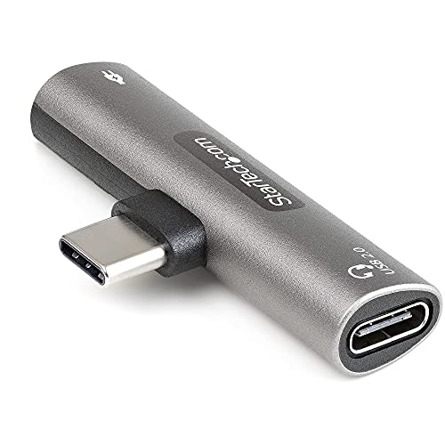 Adaptateur USB-C Audio et Charge StarTech.com avec Power Delivery 60W pour smartphone