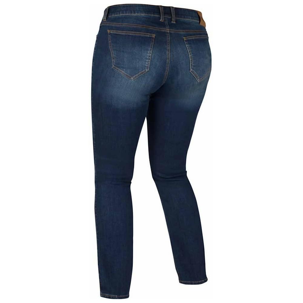 Bering Trust Queen Size Damskie dżinsy motocyklowe, niebieski, 44