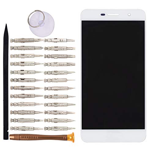 Image of LCD Screen Display with Digitizer Touch Panel Without Bezel Frame for Huawei Y6 Pro Honor Play 5X Enjoy 5(White)