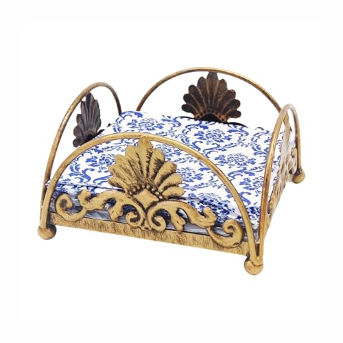 Napkin Holders for Paper Napkins Square Vintage Metal Napkin Holder for Table Antique Bronze Flat Napkin Holders for Paper Napkins Stylish Kitchen Decor Dining Table Centerpiece Decor
