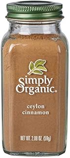 Simply Organic Ground Ceylon Cinnamon, Certified Organic, Vegan | 2.08 Ounce | Cinnamomum verum J. Presl