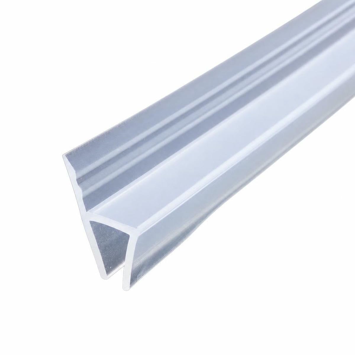 Jmgdj H Type 12Mm H-Shaped, F-Shaped, U-Shaped Frameless Glass Door Sealing Strip, Bathroom Water Blocking Sealing Strip-4.0M