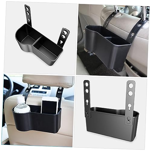 Portavasos para asiento de auto con gancho negro miniatura 2