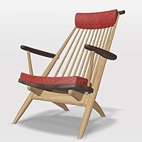 Amazon.co.jp: 柏木工 CIVIL イージーチェア (ウォールナット+オーク