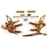 Arashi (Version 2.0) Rearsets for YAMAHA YZF R6 2006-2016 Motorcycle Accessories Adjustable Footrests Foot Peg Rear Sets Gold 2007 2008 2009 2010 2011 2012 2013 2014 2015