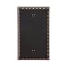 AmerTac 90DVB Amerelle Egg & Dart 1 Blank Wallplate, Aged Bronze Cast