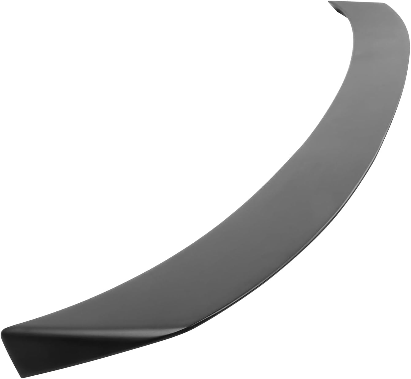 IKON MOTORSPORTS, Trunk Middle Spoiler Compatible with 2021-2024 Kia Sorento, Duckbill Style Matte Black ABS Rear Trunk Lid Spoiler Wing Lip