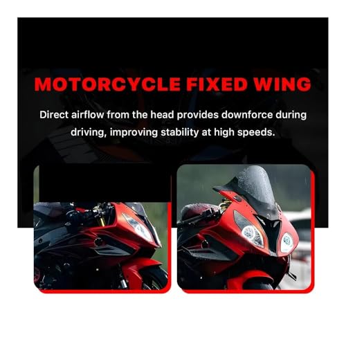 Carénage latéral moto carbone S1000RR 2015-2018 avec lame vent fixe