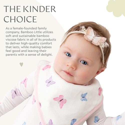 Image of Bamboo Little Soft Baby Footie Pajamas, Baby Clothes, Newborn Sleepers, 95% Viscose and 5% Spandex, 0-24 Months