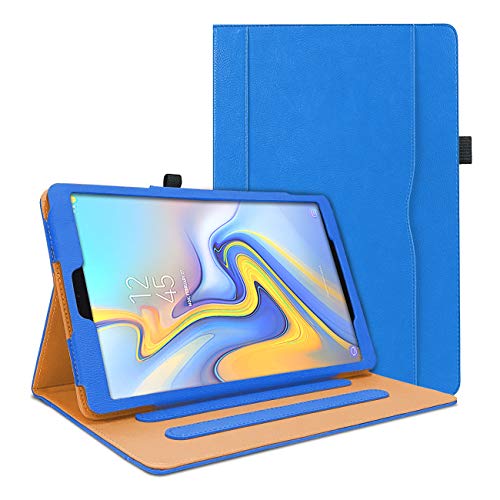 DAORANGE Case for Samsung Galaxy Tab A 10.5Â 2018 Model T590/T595, Premium PU Leather Folio Stand CoverÂ SmartÂ Case for Samsung Galaxy Tab A 10.5 2018 Release SM-T590(Wi-Fi) SM-T595(LTE) Tablet (Blue)