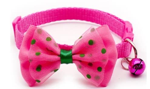 Cozy Puppies Adjustable Reflective Nylon Cat Safety Collar with for Cat Dog Bell Kitten (Pack of 1) (Pink) (B08RYZ6W11) Amazon Price History, Amazon Price Tracker