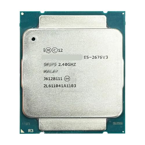 Processeur E5 2676 V3 reconditionné à 12 cœurs pour serveur LGA 2011-3 - 2
