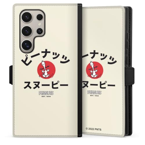 Étui Galaxy S24 Ultra Peanuts Snoopy Japon par DeinDesign - Housse Folio Magnétique