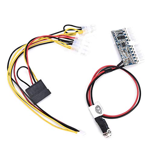 Telituny Module d'alimentation de l'ordinateur, DC-ATX-160W Haute Puissance en Ligne DC-ATX Module d'alimentation 12V ITX Z1 Mise à Niveau 24PIN pour Mini Ordinateur, HTPC, POS, boîtier ITX