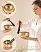 Tibetan Singing Bowls Set Authentic - Handmade in Nepal Sound Bowl for Yoga, Chakra, Meditation, Stress Relief Tool, Meditation Accessories and Unique Gifts for Women, Men