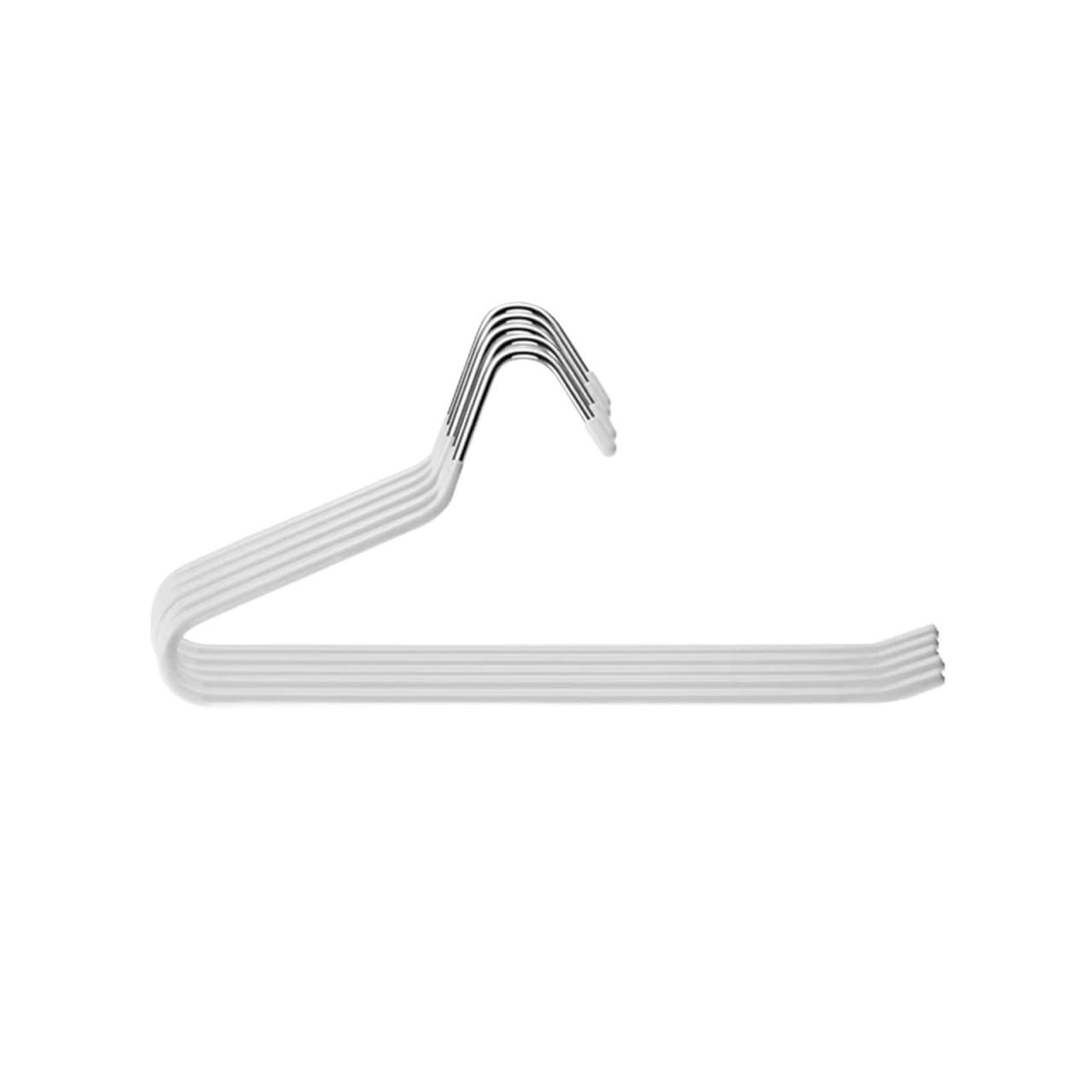 PFMSAAF pull out clothes rail Top Mount Wardrobe Hanger Pulling Out Hangers Extendable Clothes Rail Adjustable Telescopic Rack Trouser Organiser for home(29x14 20pcs White)