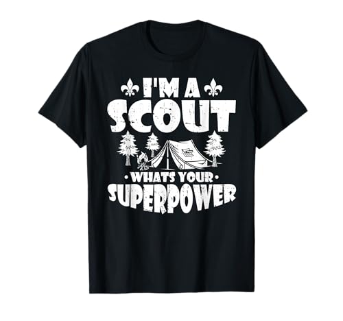 Graciosa Scouting Explorador Aventura Tropa - Scout Camping Camiseta