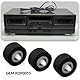 eMagTech 4 Stück Gummi-Andruckräder RDP0055 Kompatibel mit Technics RS-AZ6/AZ7/BX501/BX646/TR373 VCR-Kassettenspieler-Roller