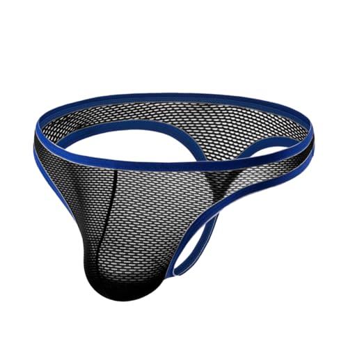 Men's Sexy Jockstrap Pouch G-Strings T-Back Thongs Bikini Briefs Low-Rise Underwear Lingerie Panties