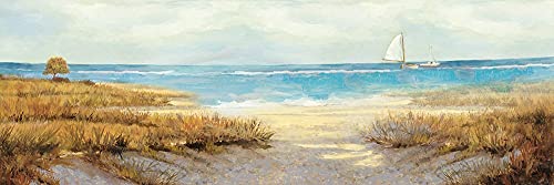 Broderie diamond painting complet plage grand format 40x80cm