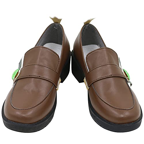 Yuancoser Mondstadt Venti Cosplay Brown Slip-on Shoes C006