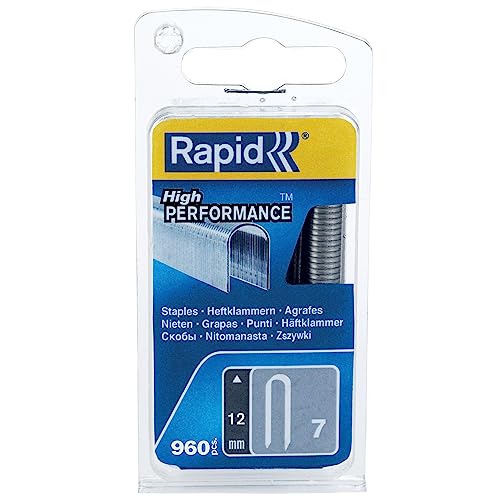 Rapid 40109523 No. 7 Punti per Cavi 12 mm, Acciaio...