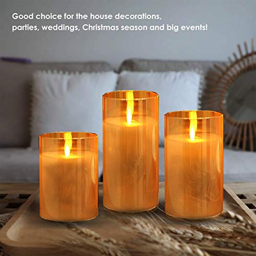 image for Goldprice Flameless Led Candles Flickering, Candle Real Wax Fake Wick 