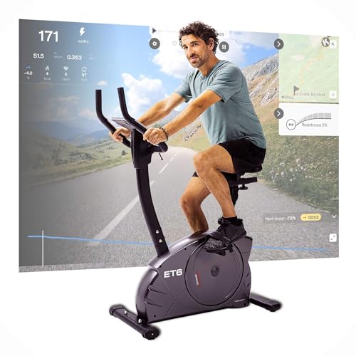 Christopeit Ergometer Heimtrainer Indoor Fahrrad ET 6 mit 24 Widerstandsstufen, bis 150kg und 200cm, 12kg Magnet-Bremssystem, Kinomap, Bluetooth, Pulsmessung Christopeit Ergometer Heimtrainer Indoor Fahrrad ET 6 mit 24 Widerstandsstufen, bis 150kg und 200cm, 12kg Magnet-Bremssystem, Kinomap, Bluetooth, Pulsmessung