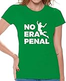 Awkward Styles No Era Penal Shirt Funny Soccer Shirt for Women Mexico Soccer Fan Green S