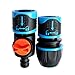 Produktbild GRÜNTEK Schlauchverbinder und Connector Set 1/2', 3/4', 5/8' mit Wasserstop, Aqua-Stopp System. Schlauchkupplung