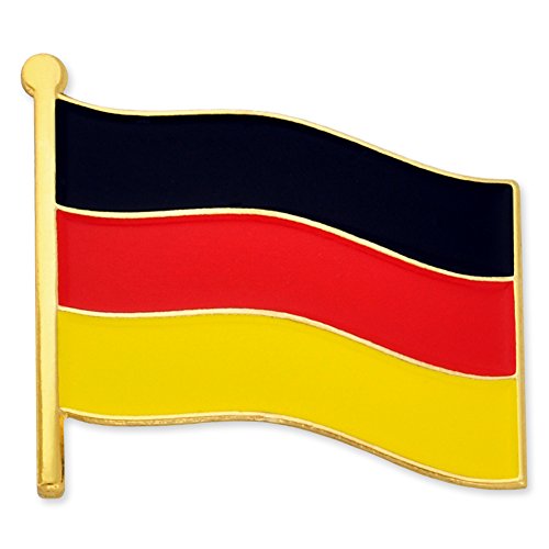PinMart's Germany German World Flag Enamel Lapel Pin 3/4'' - 25 Pack – Country Flag Pins for Clothing, Backpacks, and Hats – Patriotic, Supportive, and Collectible Accessories for All Occasions and Events