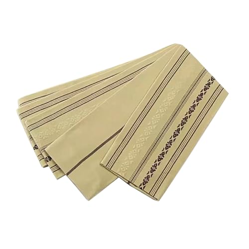 CAMDOM Mens Kimono Cotton Obi Belt Japanese Traditional Hand Knotted Long Waistband Girdle Yukata Robe Accessories