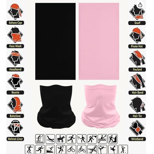 Image of Neck Gaiter Masks Tube Scarf,Seamless Bandanas Buffs Gators,Ourdoor Face Mask Face Covering Multi Headwear