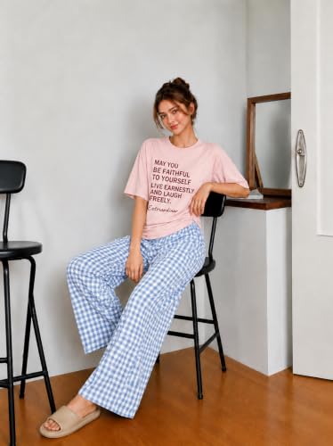 Image of KSHS Womens Korean Night Dress || Full Pyjama Set ||Korean Nightsuit || Women Nightwear ||Round Neck Full Sleeve Nightsuit || Loungewear || Everyday Nightdress Women's Pyjama Sets