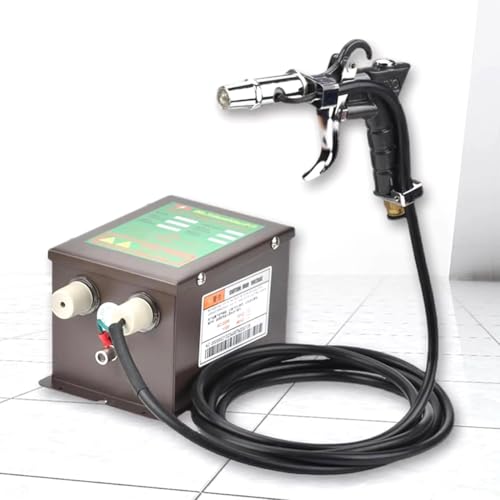 Pistola de aire ionizante antiestática, elimina la carga estática para aplicaciones industriales, incluye generador de alto voltaje para una eliminación efectiva de la estática