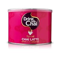 Drink Me Chai Spiced Chai Latte 1kg (1er-Pack) - Einfach Wasser hinzufügen, Chai Latte-Pulver (50 Portionen)