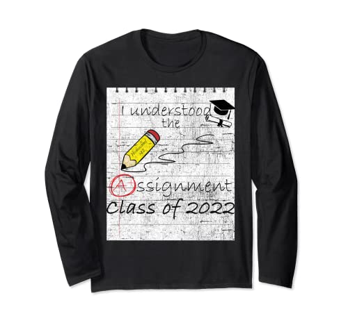 Graduación de educación en casa 2022 para estudiantes graduados Manga Larga