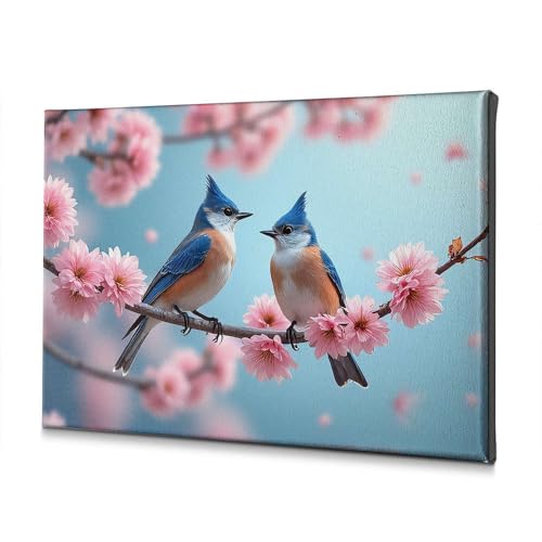 Tableau oiseaux de salle de bain pour créer une ambiance spa et bien-être nature