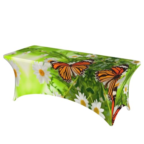 Nappe de table extensible élasthanne anti-plis pour buffet de fête