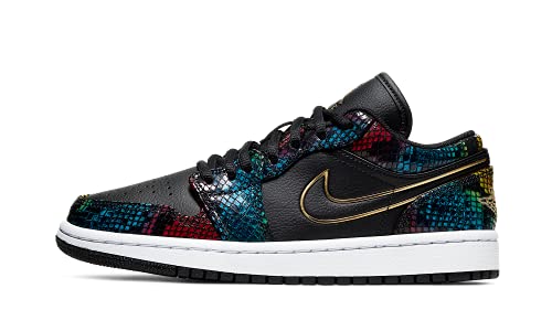Nike Jordan Womens Air Jordan 1 Low WMNS CW5580 001 Multicolor Snakeskin - Size 5W