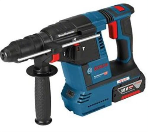 Perforateur SDS+ sans fil GBH 18V 26 + 2 batteries Procore 4Ah + chargeur + coffret BOXX BOSCH 061190900Q - vue 4