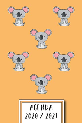 Agenda 2020 / 2021: Tema: El Oso Koala - Calendario de 18 meses julio 2020 a diciembre 2021 - Académico Planificador, Organizador, Diario - Agenda ... para Docentes e Profesor (Spanish Edition)