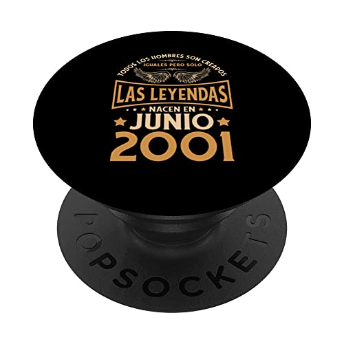 Cumpleaños Hombre Regalos Las Leyendas Junio 2001 PopSockets PopGrip Intercambiable