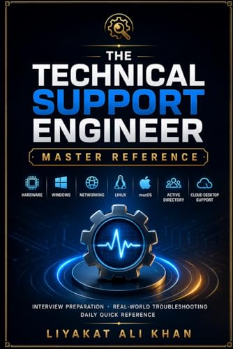 The Technical Support Engineer Master Reference: Hardware • Windows • Networking • Linux • macOS • Active Directory • Cloud Desktop Support (Interview Preparation + Real-World Troubleshooting)